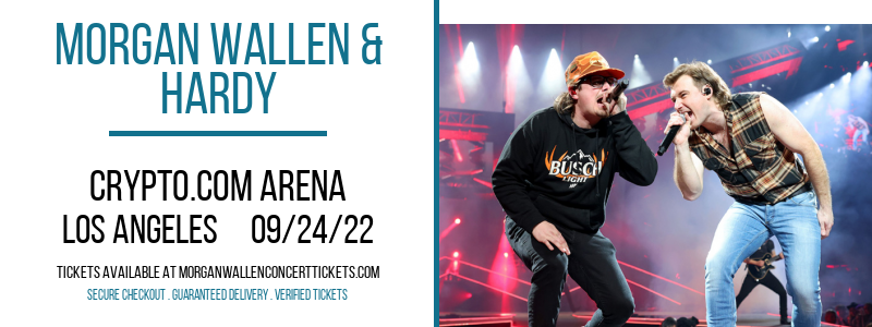 Morgan Wallen & Hardy at Morgan Wallen Concert Tickets