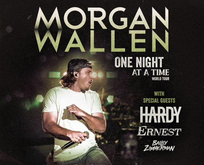 Morgan Wallen, Ernest & Bailey Zimmerman at Morgan Wallen Concert Tickets