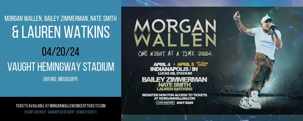 Morgan Wallen at Vaught Hemingway Stadium